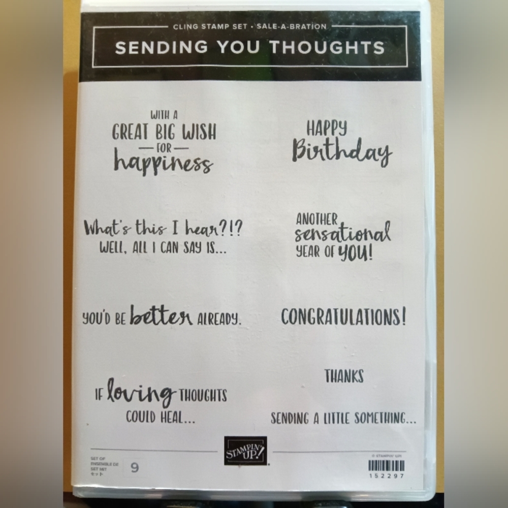 Stampin' Up! Sending You Thoughts Thank You Cards